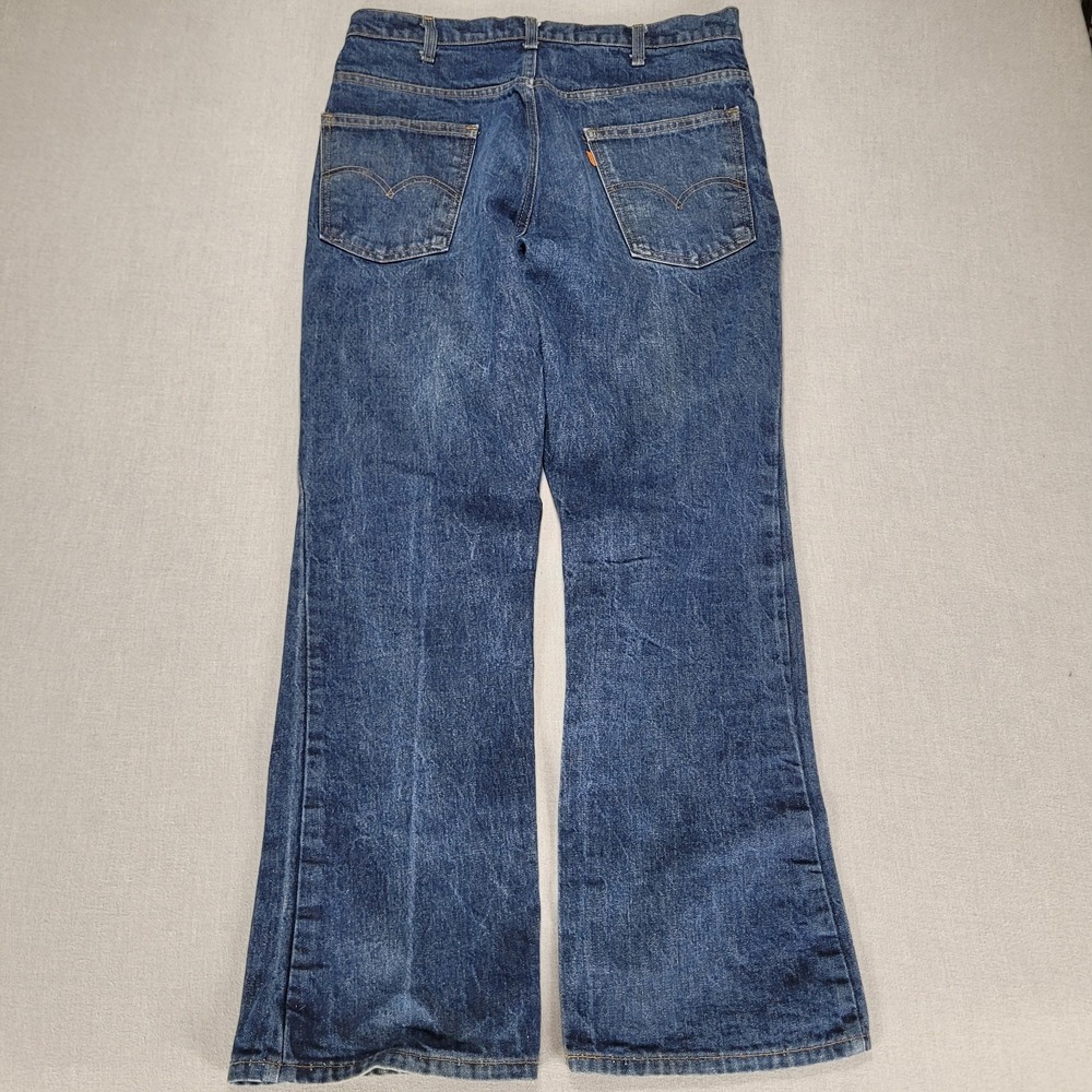 Vtg Levis 517 Orange Tab Made USA 20517-0217 Jeans 36x30 80s Flared - Picture 10 of 13